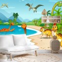 Fototapeta Dinozaury Na Plaży