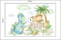 Fototapeta Małe Dinozaury Na Kamieniach