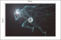 Fototapeta Geometryczny Wzór Biegacza W 3D