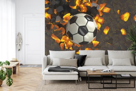 Fototapeta Piłkarska 3D Sport Piłka