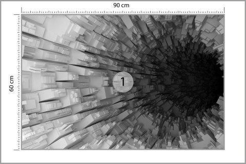Fototapeta Abstrakcyjny Tunel 3D