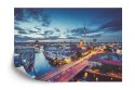 Fototapeta Centrum Berlina Nocą