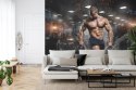 Fototapeta Umięśniony Mężczyzna Na Siłowni