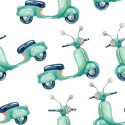 Tapeta Skutery Malowane Akwarelą
