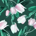 Tapeta Namalowany Bukiet Tulipanów
