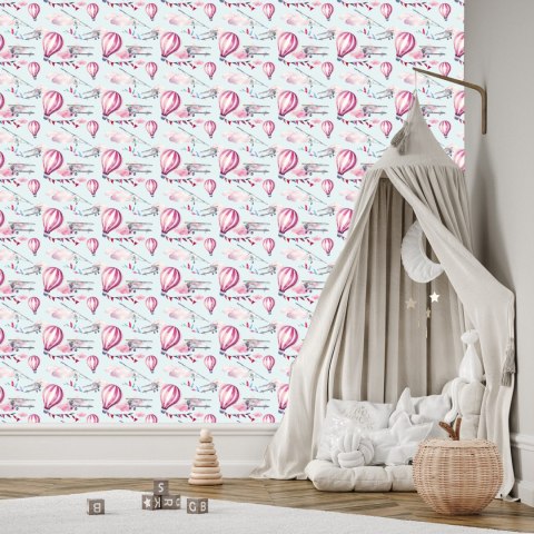 Tapeta Balony Wśród Samolotów