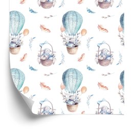 Tapeta Balony Z Roślinami W Tle