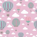 Tapeta Kolorowe Balony W Chmurach