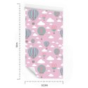 Tapeta Kolorowe Balony W Chmurach