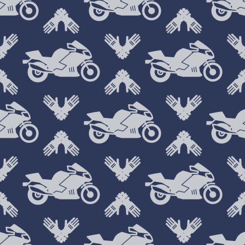 Tapeta Motocykle Z Nowoczesnymi Ornamentami