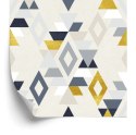 Tapeta Geometryczne Wzory Styl Retro