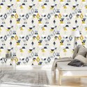 Tapeta Geometryczne Wzory Styl Retro
