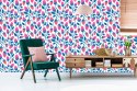 Tapeta Kwiaty W Stylu Retro