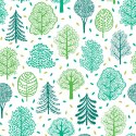 Tapeta Natura, Zieleń, Drzewa, Las Pokój Dziecięcy