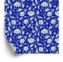 Tapeta Wyrazisty Kwiatowy Wzór W Stylu Retro