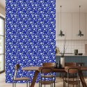 Tapeta Wyrazisty Kwiatowy Wzór W Stylu Retro