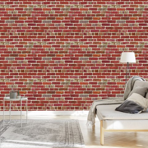 Tapeta Cegła-Mur 3D