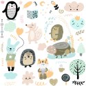 Tapeta Dla Dzieci, Styl Skandynawski Drzewa Natura