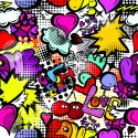 Tapeta Graffiti Z Wiśniami