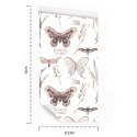 Tapeta Do Kuchni, Motyle, Kwiaty, Rośliny, Natura