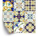 Tapeta Do Kuchni, Orientalna, Kolorowa Mozaika
