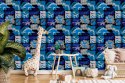 Tapeta Do Pokoju Młodzieżowego Dinozaury Zwierzęta