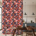 Tapeta Kolorowe Rośliny Styl Retro