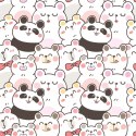 Tapeta Zwierzęta W Pastelowych Barwach