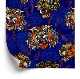 Tapeta Tygrysy W Orientalnym Stylu