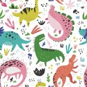 Tapeta Dla Dzieci - Kolorowe Dinozaury