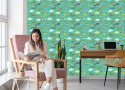 Tapeta Kolorowe Samoloty W Stylu Retro