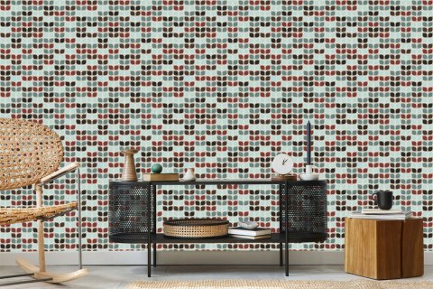Tapeta Geometryczne Wzory Retro