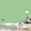 Tapeta Retro - Geometryczne Liście Dekoracyjne