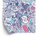 Tapeta Graffiti W Pastelowych Kolorach