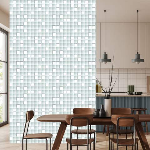 Tapeta 3D, Figury Geometryczne, Kwadraty, Salon