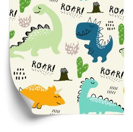 Tapeta Rysunkowe Dinozaury
