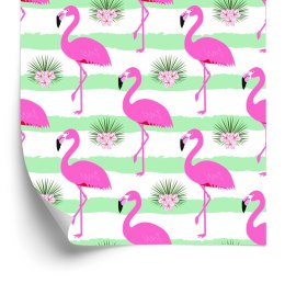 Tapeta Dla Dzieci - Różowe Flamingi