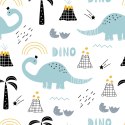Tapeta Z Dinozaurami, Drzewa, Natura, Dla Dzieci