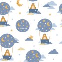 Tapeta Dla Chłopca, Balony, Niedźwiedzie, Gwiazdy