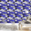Tapeta Graffiti Z Fioletowymi Elementami