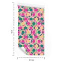 Tapeta Kolorowe Geometryczne Wzory Retro