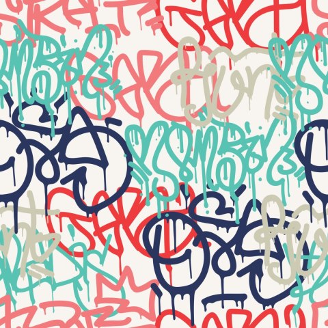 Tapeta Pastelowe Graffiti