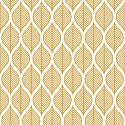 Tapeta Retro - Piękne Geometryczne Liście