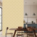 Tapeta Retro - Piękne Geometryczne Liście