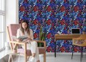 Tapeta Roślinne Wzory W Stylu Retro