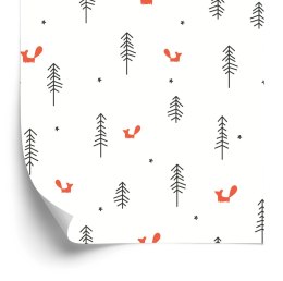 Tapeta Minimalistyczne Liski