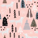 Tapeta Minimalistyczne Lisy W Lesie
