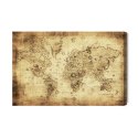 Obraz Na Płótnie Starożytna Mapa Świata Vintage