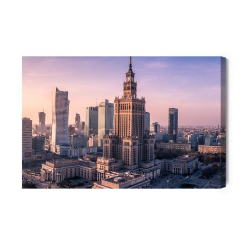 Obraz Na Płótnie Panorama Miasta Warszawy