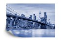 Fototapeta Most Brookliński Nyc W Kolorze Niebieskim